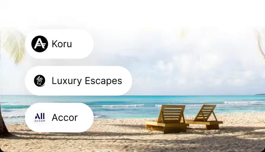 Double up with airline and hotel points